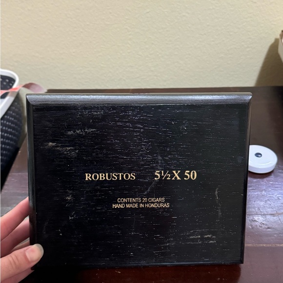 Vintage Wooden Cigar Box Rocky Patel  Vintage Robustos Series 9x6x2 - Picture 7 of 9